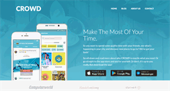 Desktop Screenshot of getcrowdapp.com