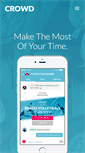 Mobile Screenshot of getcrowdapp.com